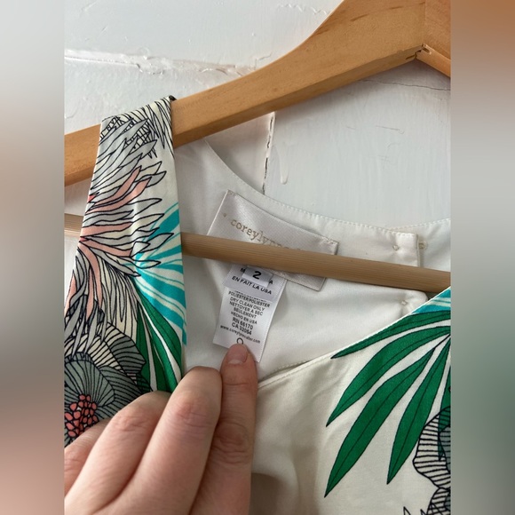 Corey Lynn Calter Anthropologie Women’s Floral Print Wide Leg Jumpsuit Size 2 - Picture 3 of 8